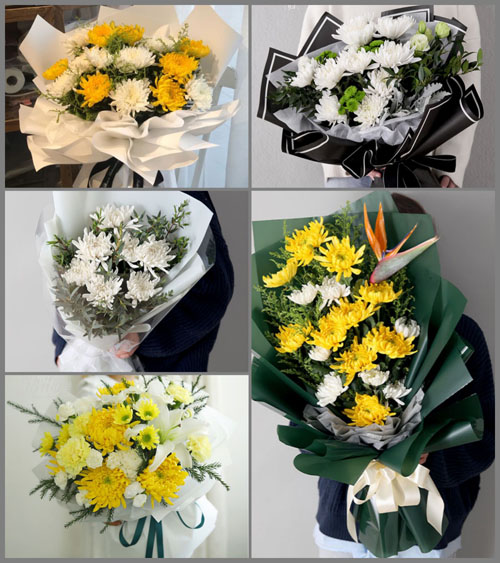 广东潮州市潮安区彩塘镇金砂二村白事花束代送